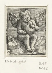 Putto med en bold