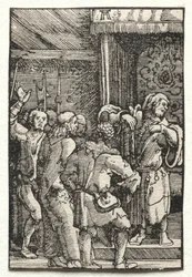 Menneskets fald og forløsning: Kristus før Kajfas, ca. 1515.