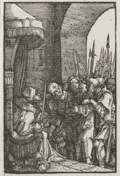 Menneskets fald og forløsning: Kristus før Pilatus, ca. 1515.