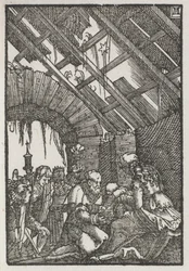 Menneskets fald og forløsning: Magiernes tilbedelse, ca. 1515.