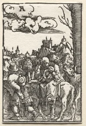 Menneskets fald og forløsning: Flugten til Egypten, ca. 1515.