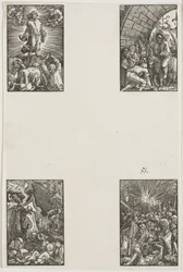 Menneskets fald og forløsning, ca. 1515.