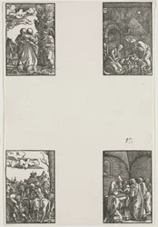 Menneskets fald og forløsning, ca. 1515.