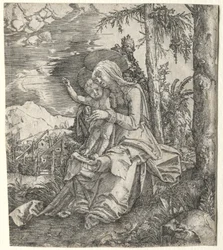 Jomfruen i et landskab, ca. 1515.