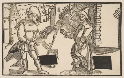 Adelphi, fra The Comedie of Terence, genoptryk fra det 19. århundrede.n.d.