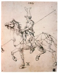 Kavaler med lanse, 1502