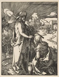 Kristus viser sig for Maria Magdalena, fra Den lille lidenskab, ca. 1510.