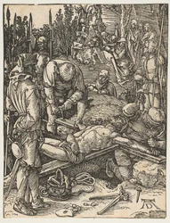 Kristus Nailed to the Cross, fra The Small Passion, ca. 1509.