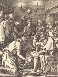 Kristus vasker disciplenes fødder, sandsynligvis ca. 15091510.