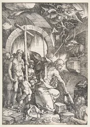 Kristus i limbo, fra Den store lidenskab, udgave 1511.n.d.