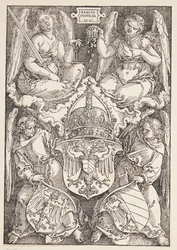 Imperiets våbenskjold og byen Nürnberg