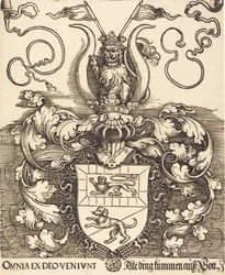 Lorenz Staibers våbenskjold, sandsynligvis 15201521.