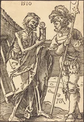 Døden og Lansquenet, 1510.