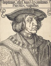 Kejser Maximilian I, ca. 1518.