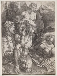 Gruppe af fem figurer