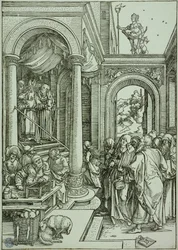 Jomfru Marias liv: Marias fremstilling i templet (Bartsch 81)