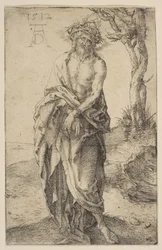 Sorgernes mand med bundne hænder, 1512.