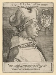 Portræt af kardinal Albrecht af Brandenburg (Den store kardinal)