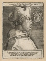 Portræt af kardinal Albrecht af Brandenburg