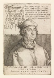 Portræt af Albert af Mainz
