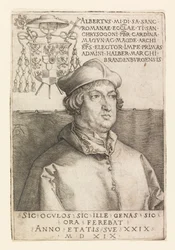 Portræt af Albrecht af Brandenburg