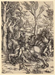 Rytter og landsknecht
