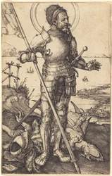 Sankt Georg stående
