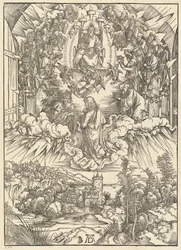 Sankt Johannes foran Gud og de ældste