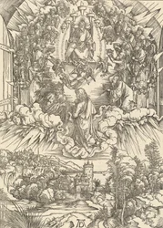 Sankt Johannes foran Gud og de ældste, 1498.