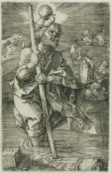 St. Christopher vender mod højre