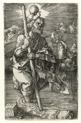 St Christopher mod højre, 1521