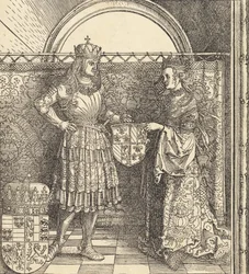 Trolovelsen af Maximilian med Maria af Bourgogne, 1511.
