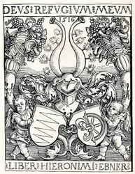 Jerome Ebners bogplade, 1516 1906