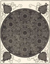 Den fjerde knude, der kombinerer syv cirkulære grupper af knuder med sorte centre, sandsynligvis 1506-1507.