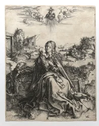 Den hellige familie med guldsmede, ca. 1495