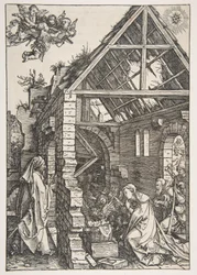 Kristi fødsel, fra Jomfru Marias liv, latinsk udgave, 1511