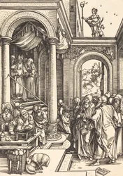 Præsentationen af jomfruen i templet, ca. 15021503.