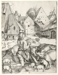 Den fortabte søn, ca. 1496.