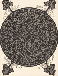 Den sjette knude, der kombinerer syv små systemer af knuder med sorte centre, sandsynligvis 1506-1507