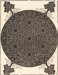 Den sjette knude, der kombinerer syv små systemer af knuder med sorte centre, sandsynligvis 1506-1507.