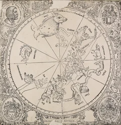 Det chelestiale diagram af den sydlige halvkugle, begyndelsen af det 16. århundrede