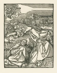 Agony in the Garden - Kristus på Oliebjerget, ca. 1508-09 (træsnit)