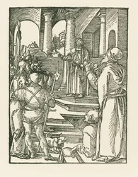 Kristus foran Pilatus, ca. 1508-09 (træsnit)