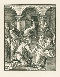 Kristus bliver kronet med torne, ca. 1509 (træsnit)