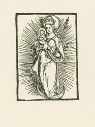 Jomfru Maria som himmeldronning i solen
