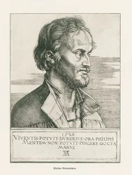 Philipp Melanchthon. 1526 (kobberstik)