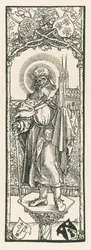 Sankt Sebald på søjlen, ca. 1501 (træsnit)