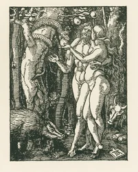 Menneskets fald, ca. 1510 (træsnit)