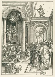 Præsentationen af Jomfru Maria i templet ...