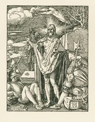 Opstandelsen, ca. 1510 (træsnit)